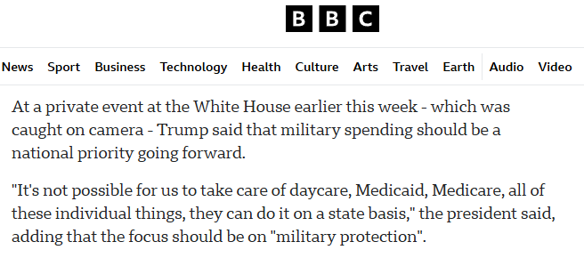 深觀察 | 只有大炮，沒有黃油：白宮預算暴露美國危險轉向