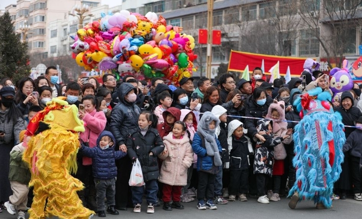 天水市秦安縣2025年春節社火匯演掠影
