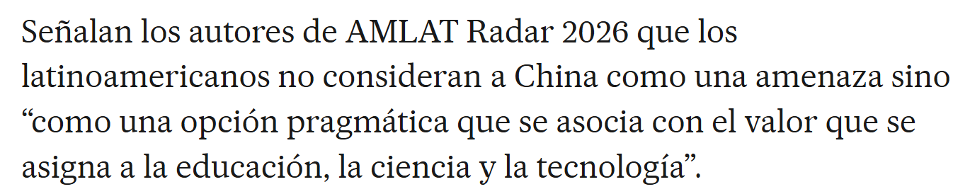 全球媒體聚焦 | 西媒：拉美對中國好感度攀升 美國形象急劇下滑_fororder_4