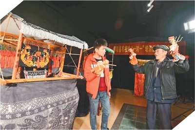 邵陽布袋戲：藍帷藏萬象 十指舞春秋_fororder_6