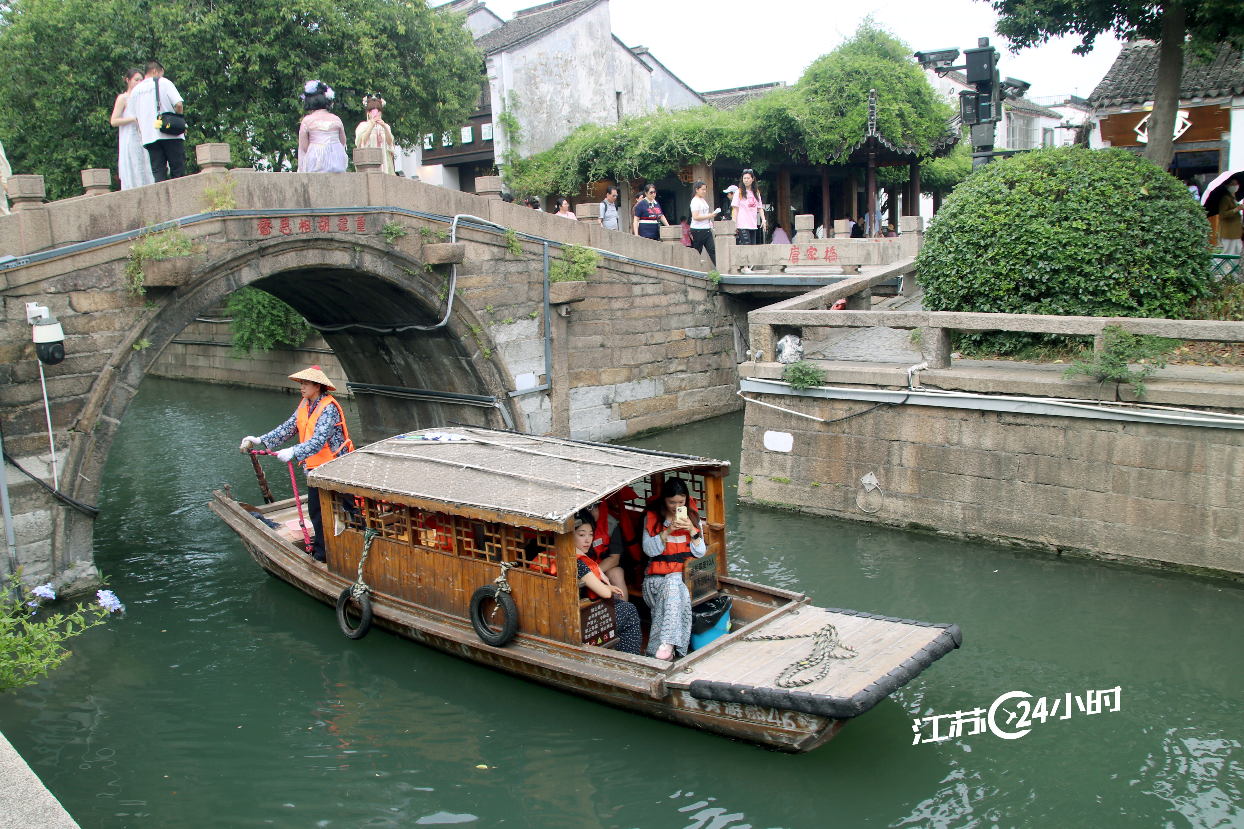 蘇州：“水上游”為遊客夏日添涼意