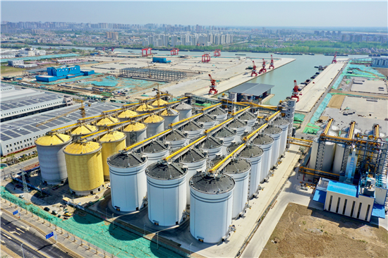 淮安黃碼港産業園：以港興産、港産聯動 全力做好樞紐經濟“文章”_fororder_圖片2