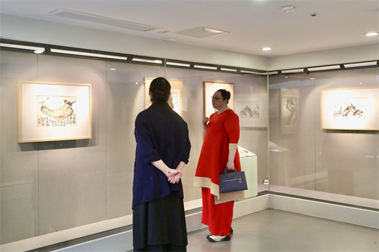 “藝壇同仁——吳作人與李苦禪作品展”在蘇州開幕_fororder_3