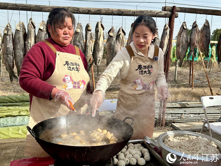 江蘇南京:“秦淮源頭”探年味兒