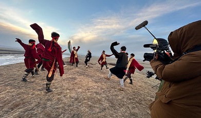 《愛在阿壩》拍攝花絮——若爾蓋黃河九曲第一灣景區