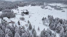 重慶武隆：仙女山迎來新年第一場雪