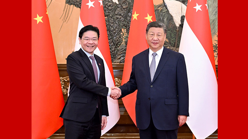 【講習所·中國與世界】習近平：以更高水準政治互信服務中新關係發展_fororder_推薦大圖