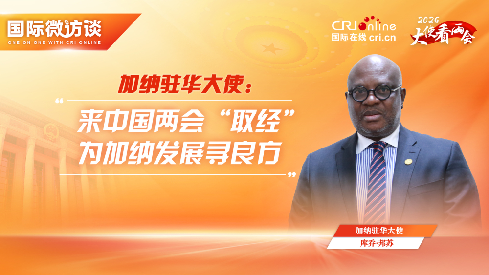 迦納大使：來中國兩會“取經” 為迦納發展尋良方