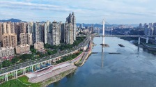 重慶兩江四岸添新景 沙濱路中渡口碼頭景觀平臺建成開放