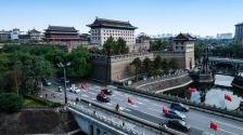 雙節將至 古城西安節日氛圍濃厚