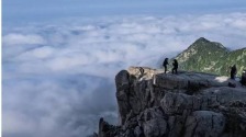 組圖丨岱宗秋深 雲濤漫染“仙”氣十足