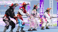 2025年國際現代五項聯盟障礙跑世界錦標賽在國家奧林匹克體育中心開幕