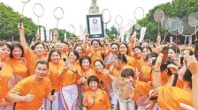 百城迎全運！萬人共舞羽毛球操 創造“最多人同時表演羽毛球操”吉尼斯世界紀錄