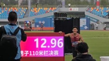陳圓將打破男子110米欄（99釐米）亞洲青年紀錄
