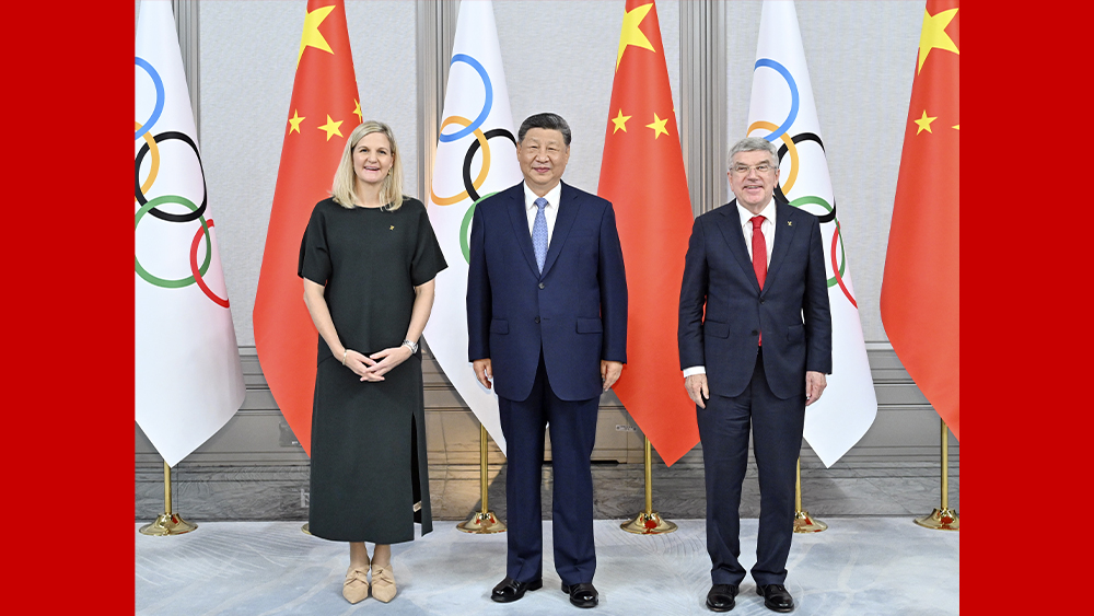 【講習所·中國與世界】奧林匹克精神同中方這個願景高度契合_fororder_時政紅底(1)(1)