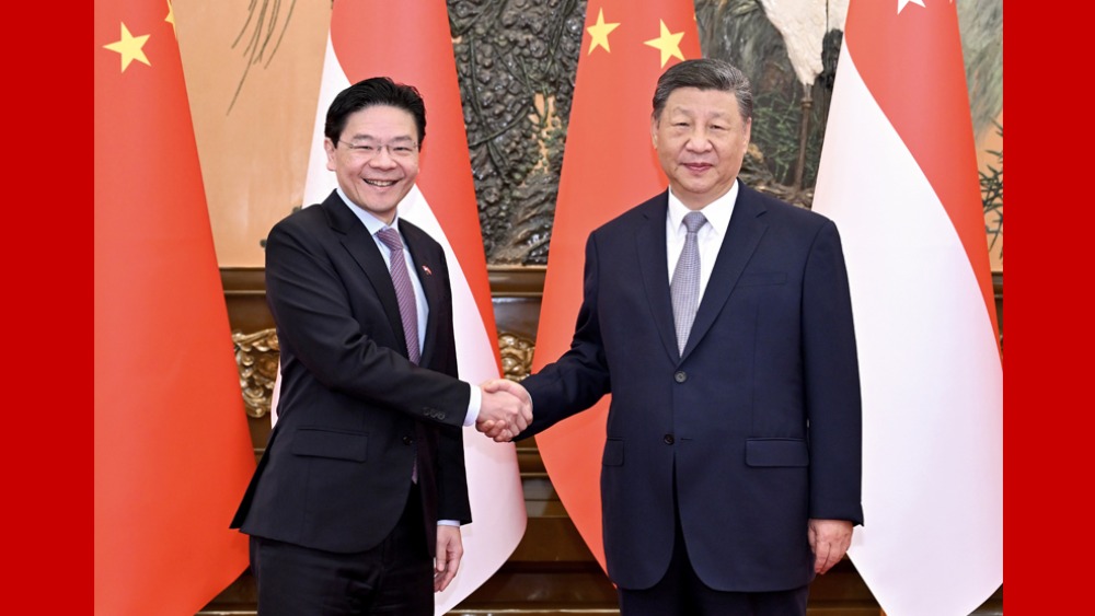 習近平會見新加坡總理黃循財_fororder_1750764281939_918