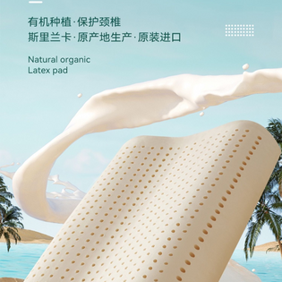 ARPICO斯裡蘭卡原裝進口乳膠枕頭兒童枕